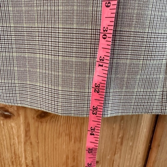 Worthington Stretch Lightweight Plaid Jacket/Blazer Size 12 Academia - Picture 10 of 11